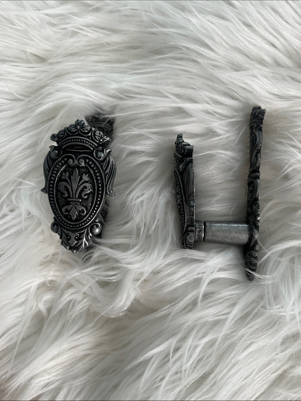 Pair of Fleur de Lys Sword or Gun wall Mounts